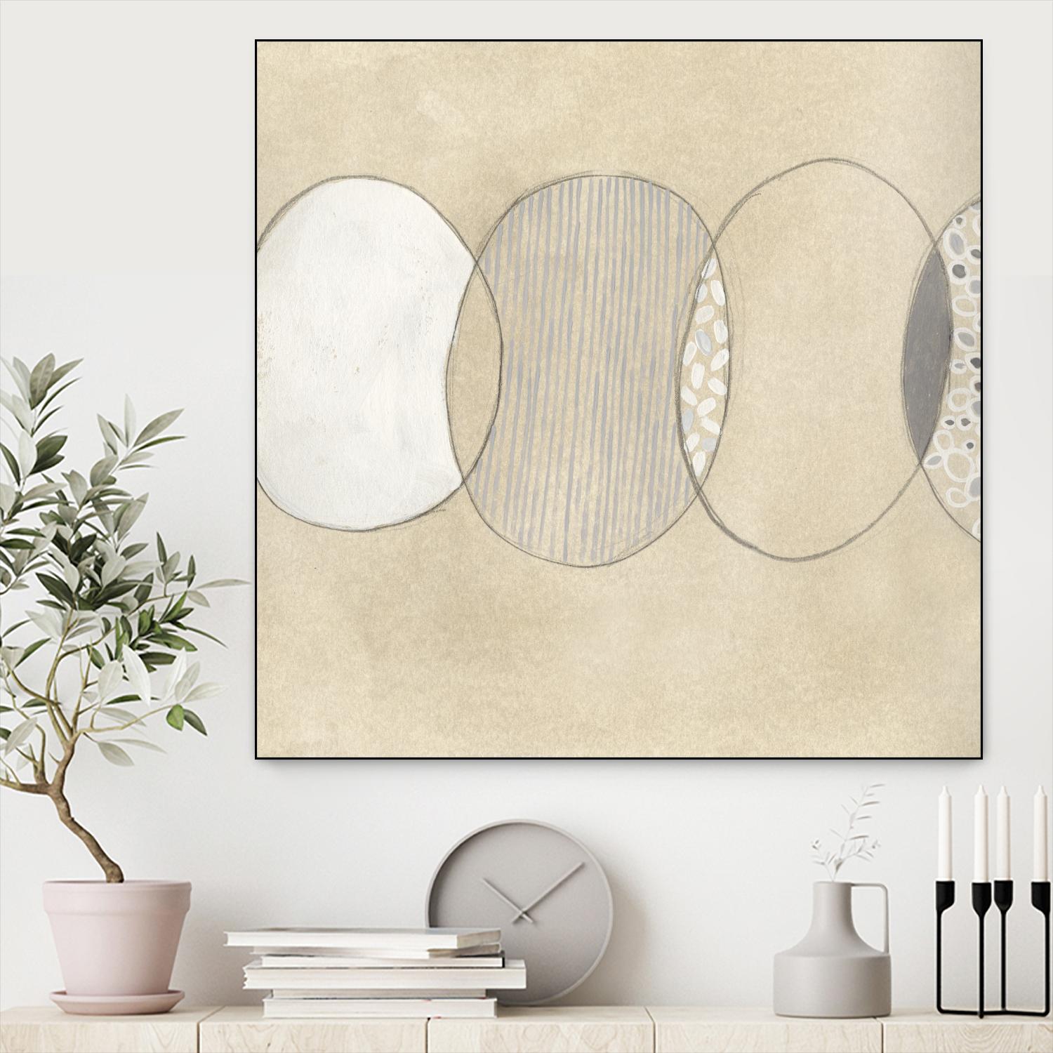 Cellular Division I by June Erica Vess on GIANT ART - brown abstract