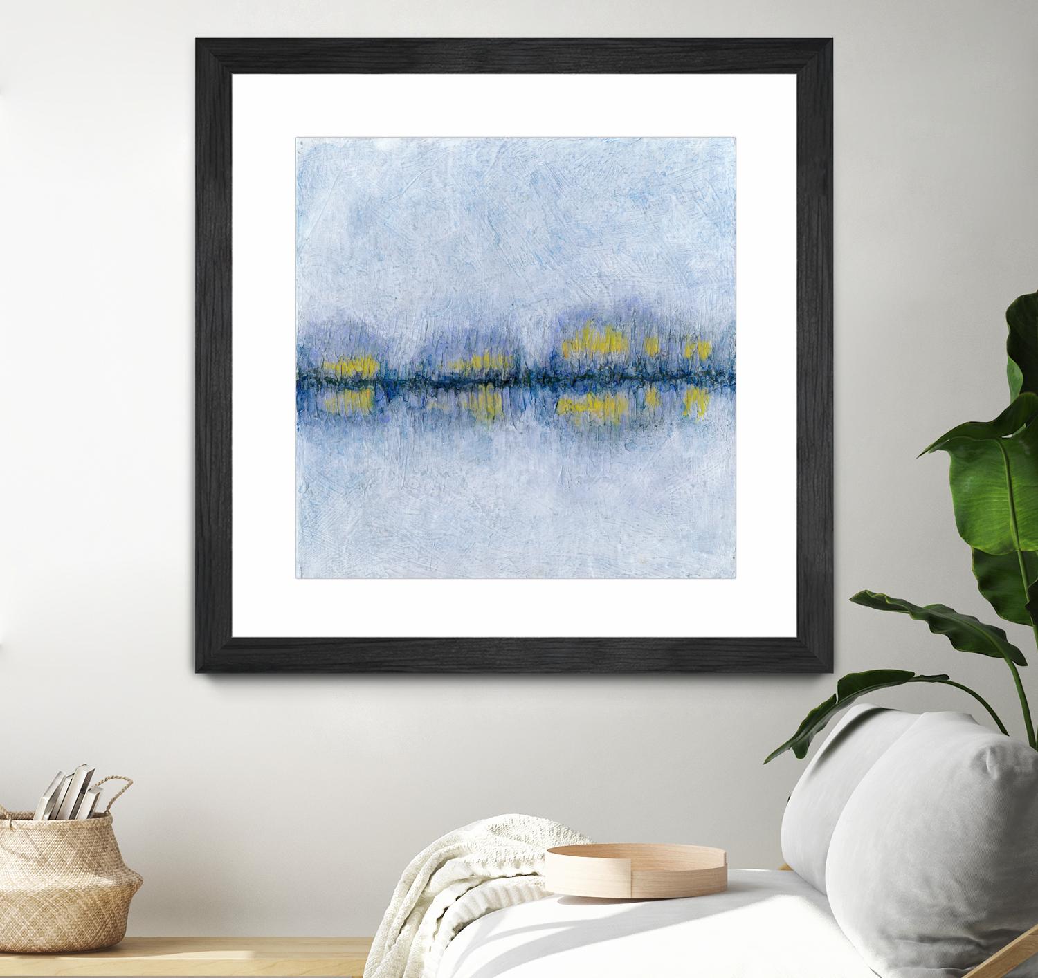 Across the Way II by Ren�e W. Stramel on GIANT ART - blue abstract