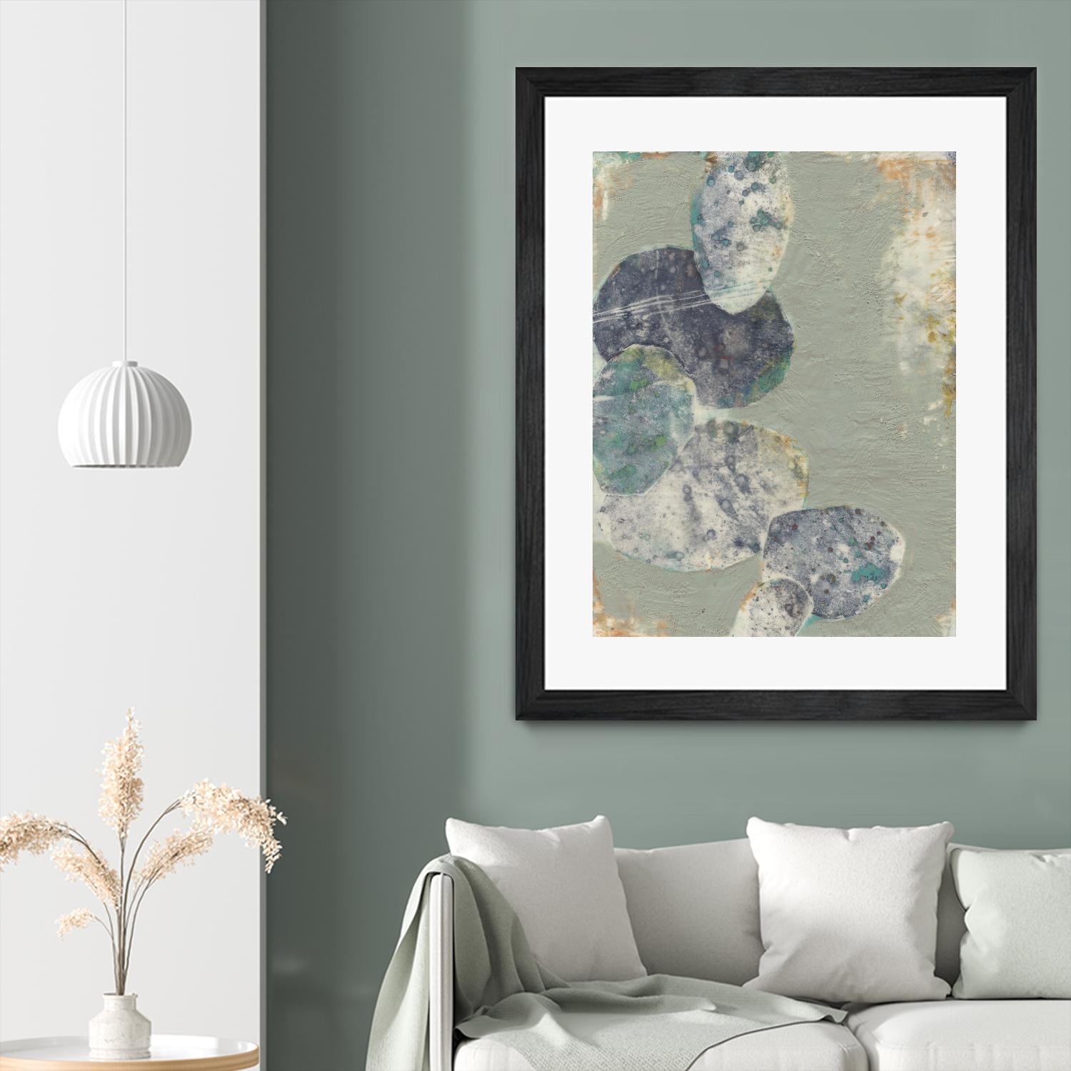 Rock Formations II by Jennifer Goldberger on GIANT ART - green abstract