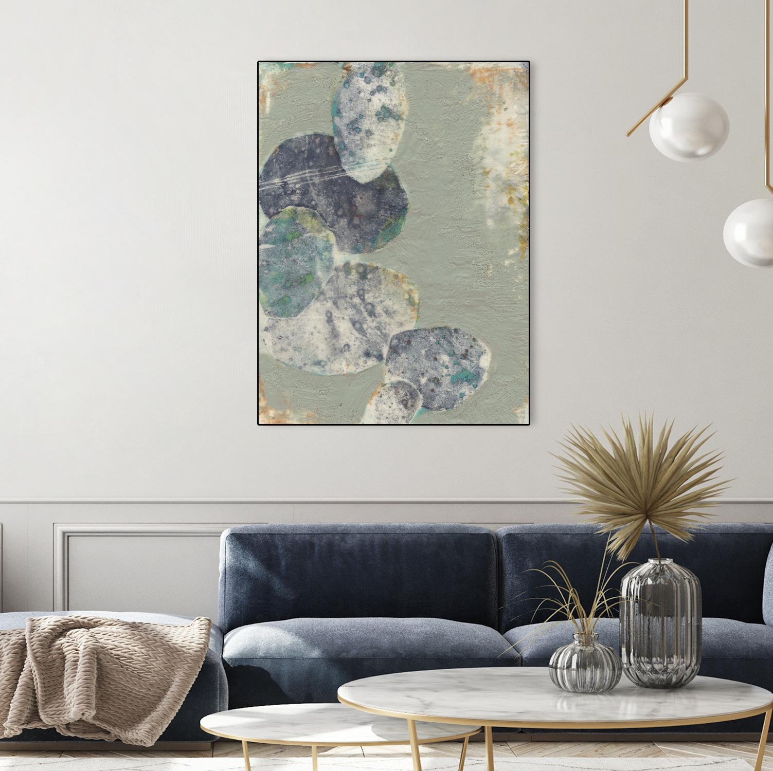 Rock Formations II by Jennifer Goldberger on GIANT ART - green abstract