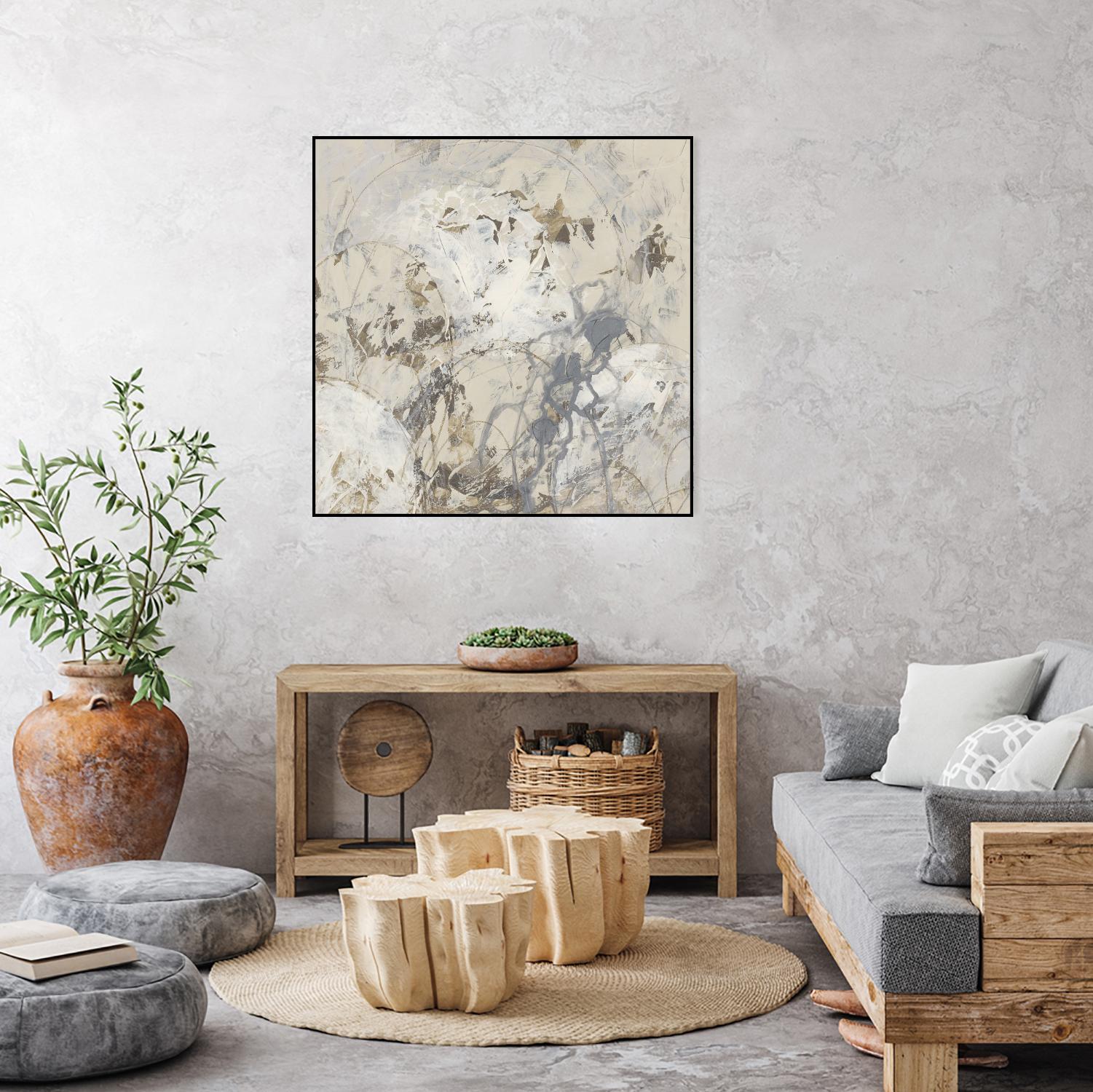 Impasto Gesture I by June Erica Vess on GIANT ART - brown abstract