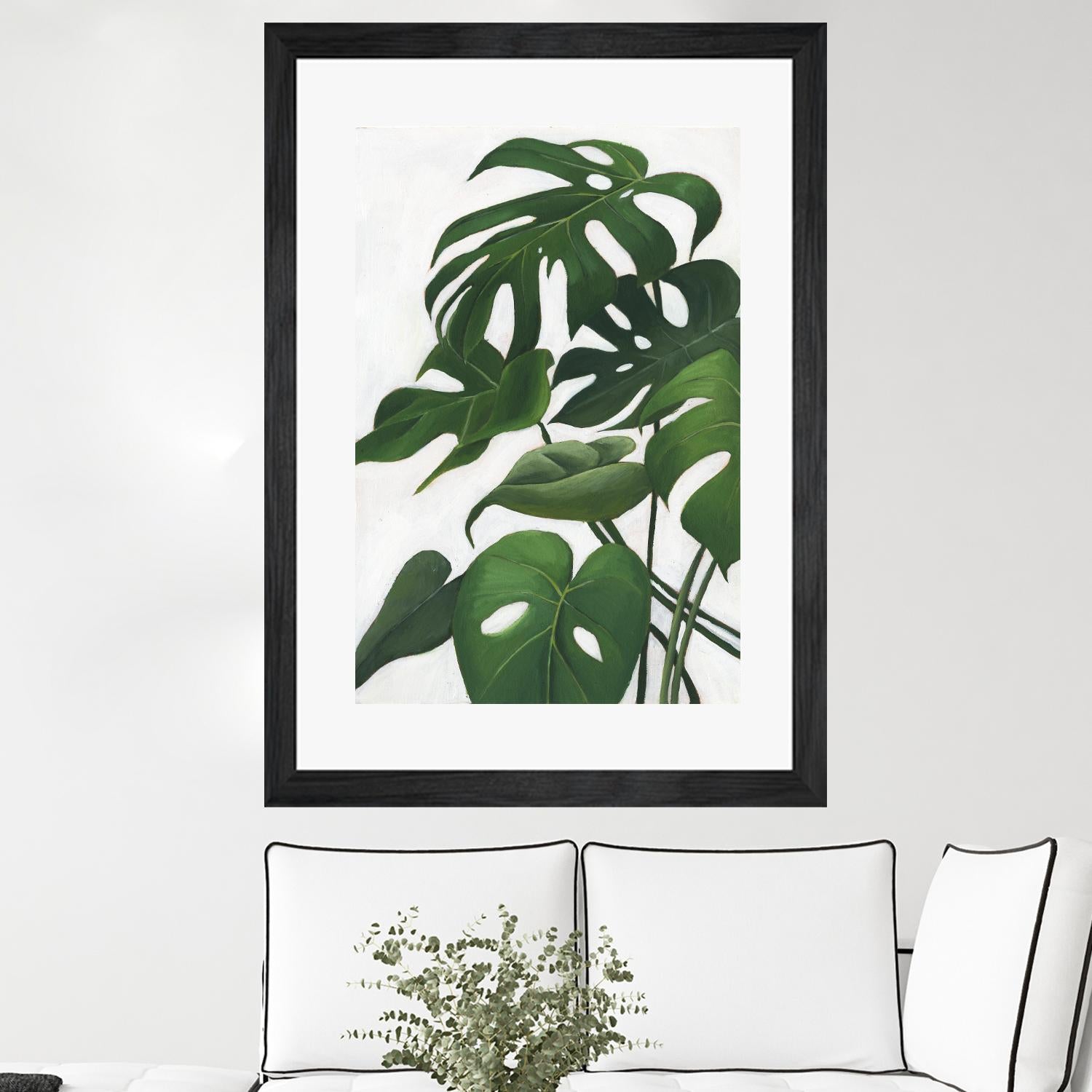 Pura Vida I by Grace Popp on GIANT ART - green coastal & tropical abstract 