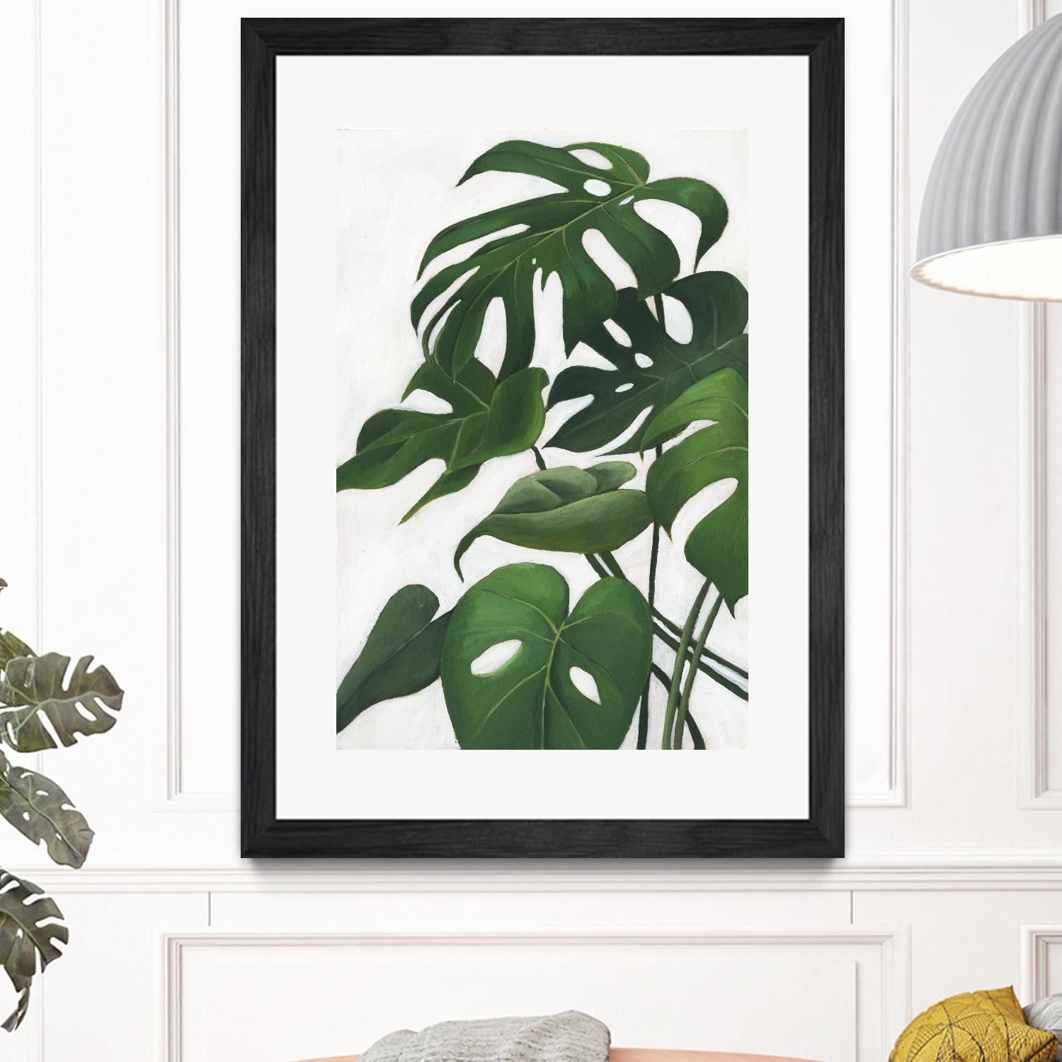 Pura Vida I by Grace Popp on GIANT ART - green coastal & tropical abstract 