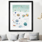 Beach Vista II by Emma Scarvey on GIANT ART - green coastal & tropical beach 