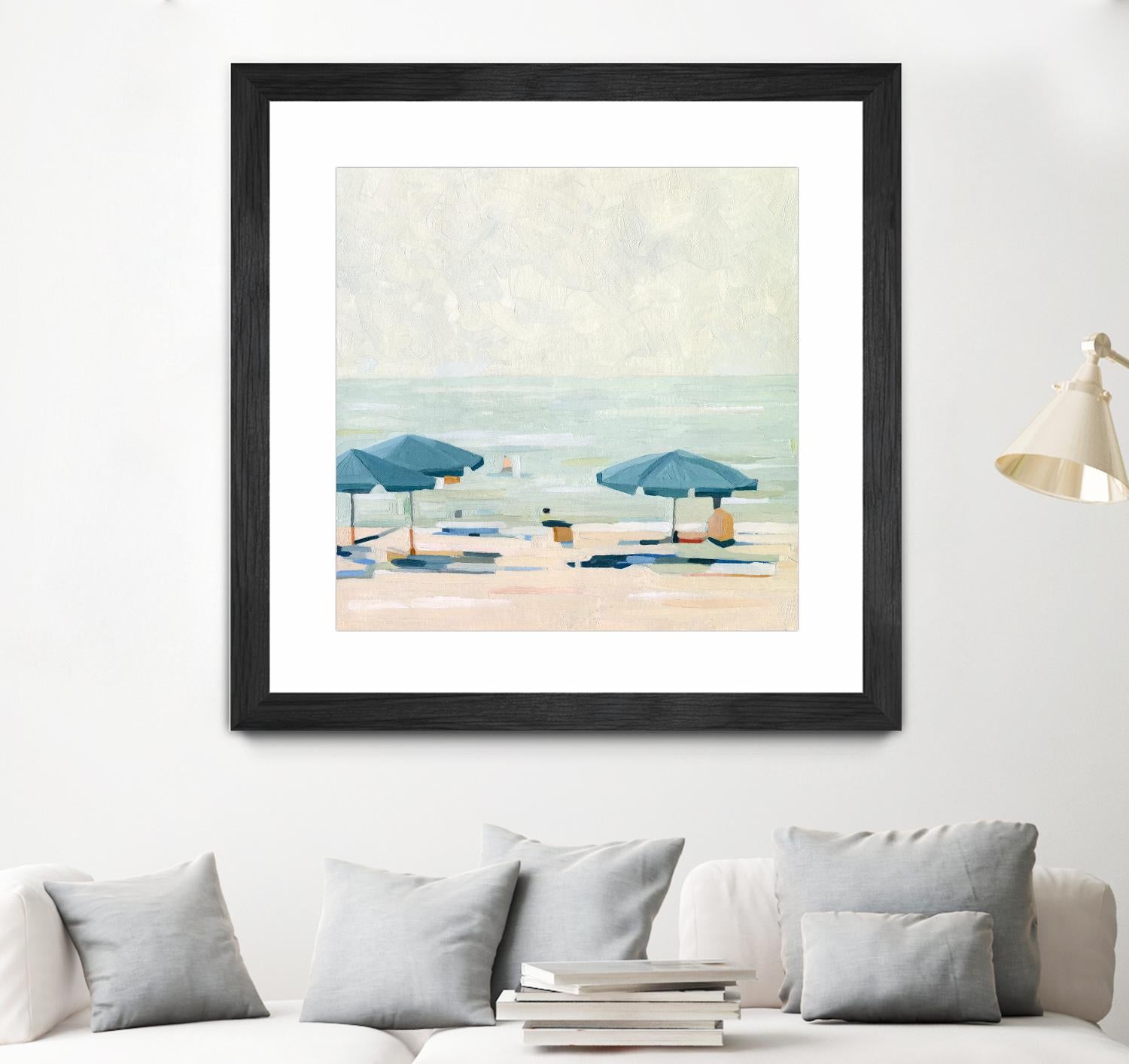 If It's the Beaches II by Emma Scarvey on GIANT ART - beige coastal & tropical beach 