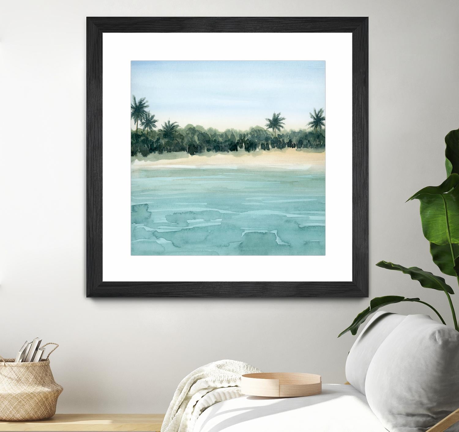 Paradis I by Grace Popp on GIANT ART - green landscapes & seascapes summer 