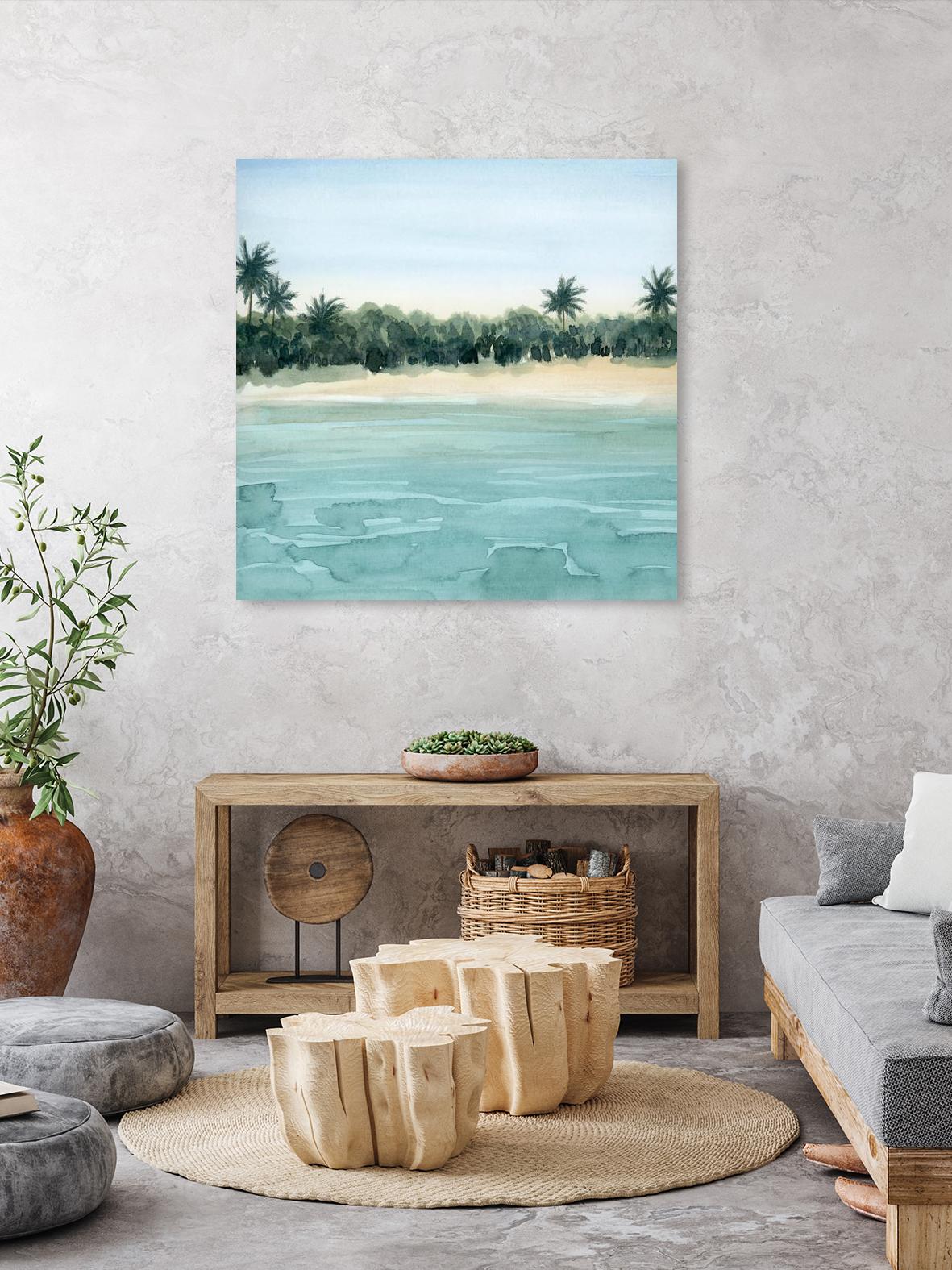 Paradis I by Grace Popp on GIANT ART - green landscapes & seascapes summer 