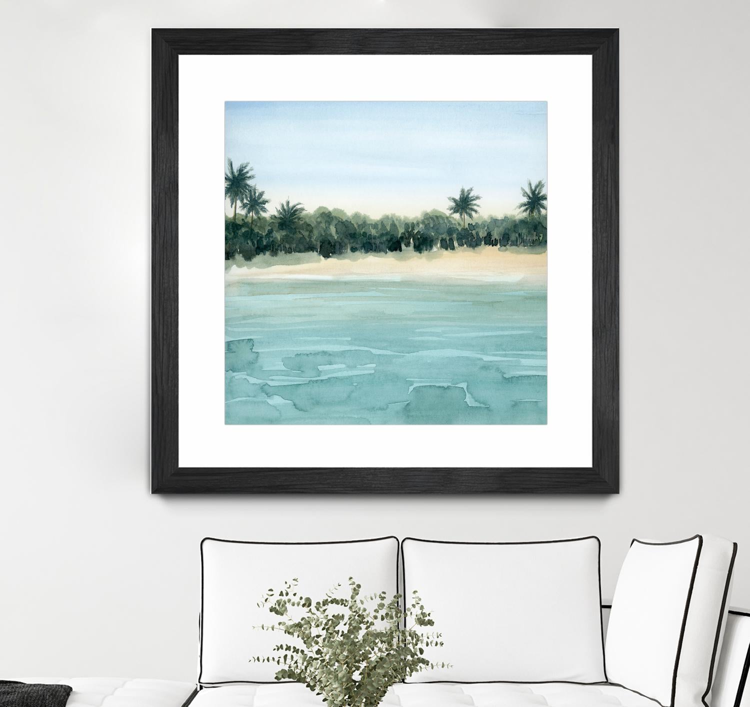 Paradis I by Grace Popp on GIANT ART - green landscapes & seascapes summer 
