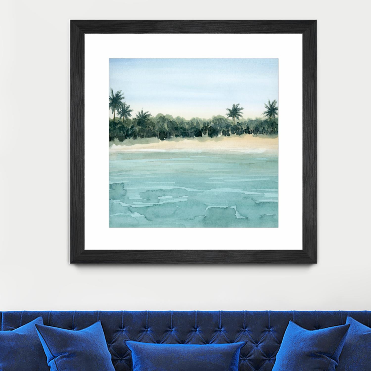Paradis I by Grace Popp on GIANT ART - green landscapes & seascapes summer 