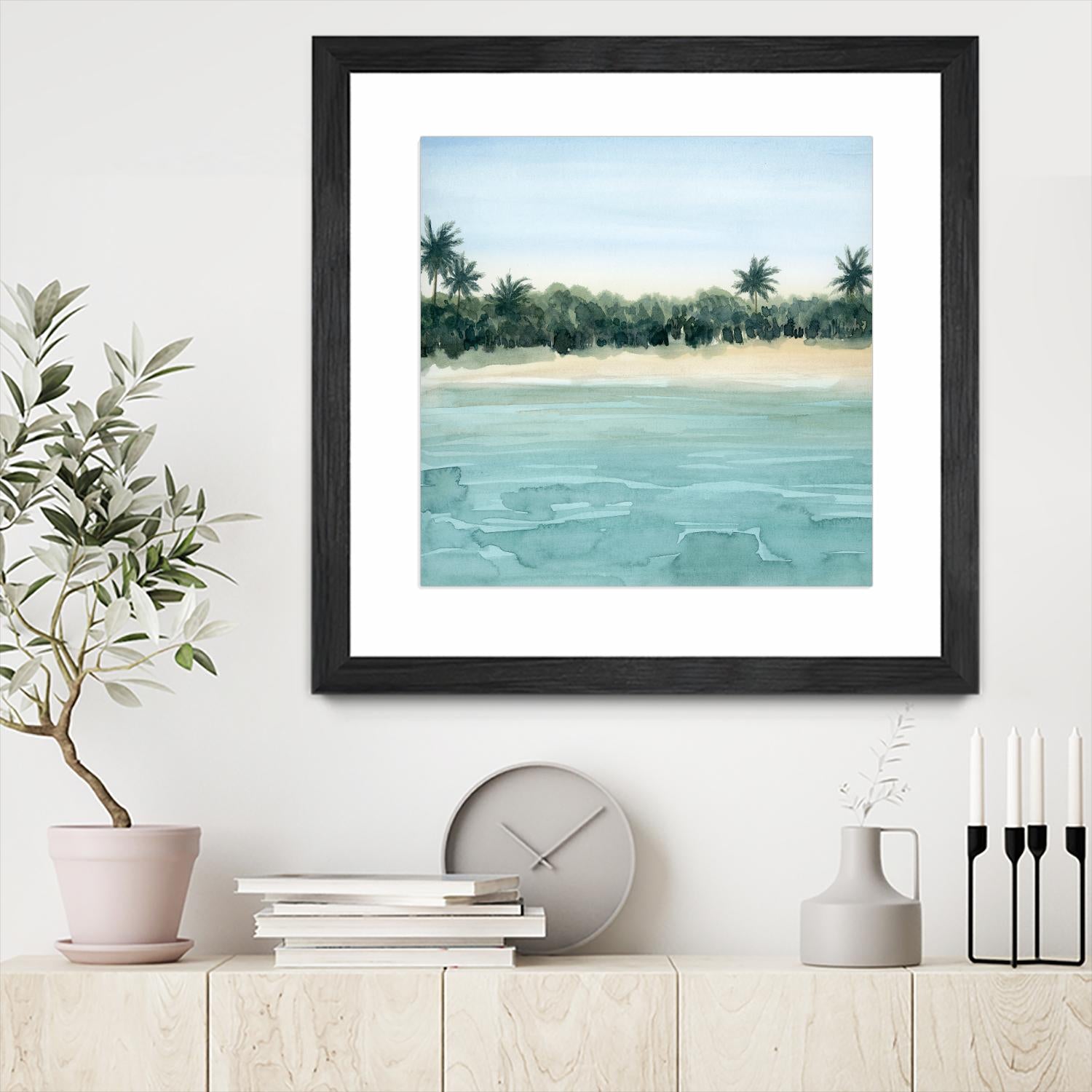 Paradis I by Grace Popp on GIANT ART - green landscapes & seascapes summer 