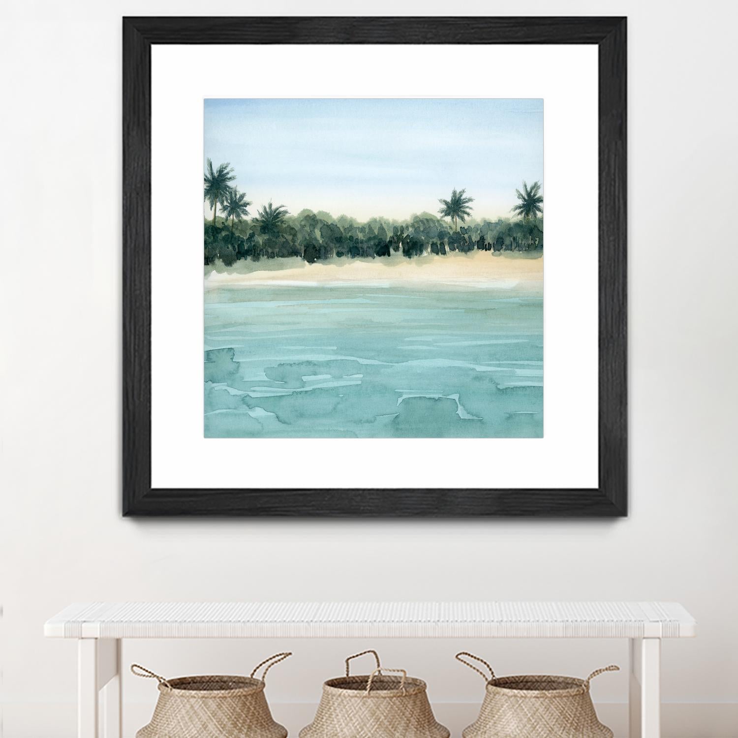 Paradis I by Grace Popp on GIANT ART - green landscapes & seascapes summer 