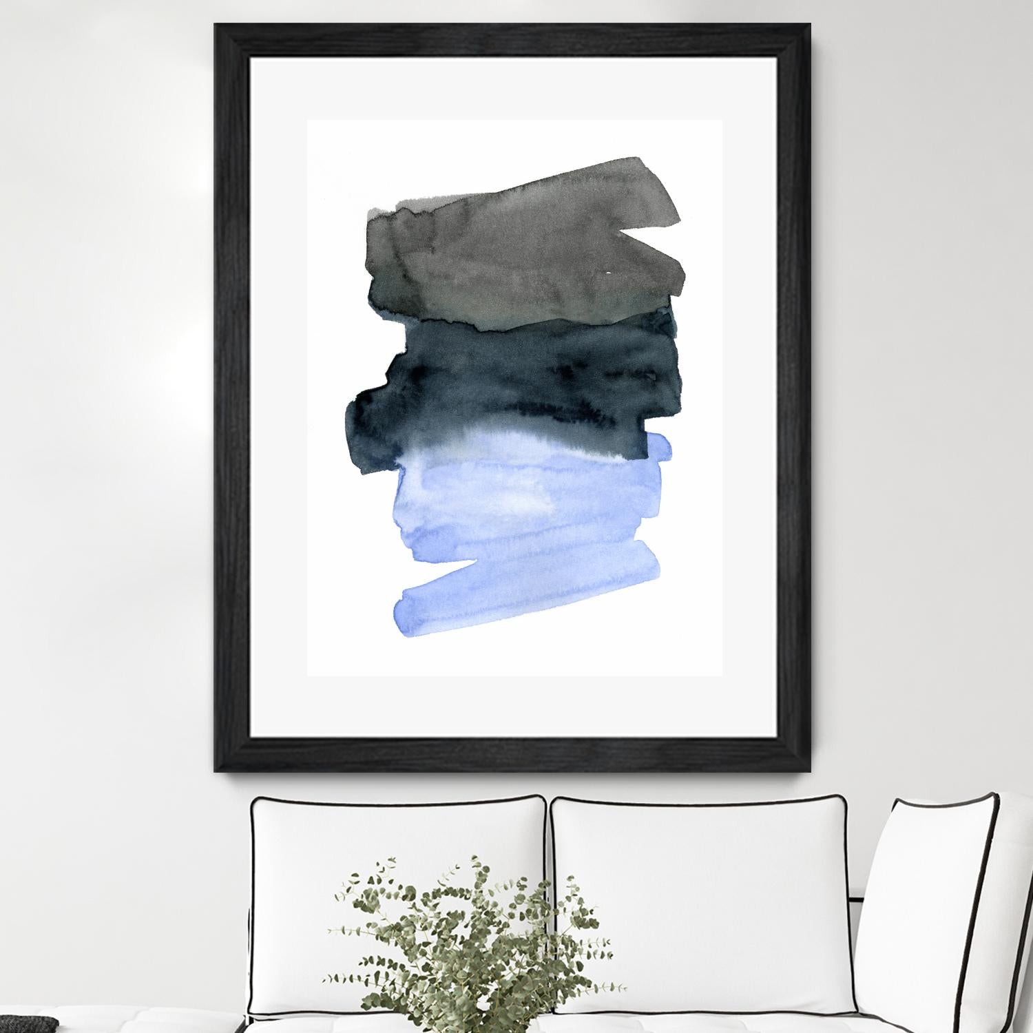 Blue Passages I by Emma Caroline on GIANT ART - blue abstract abstract
