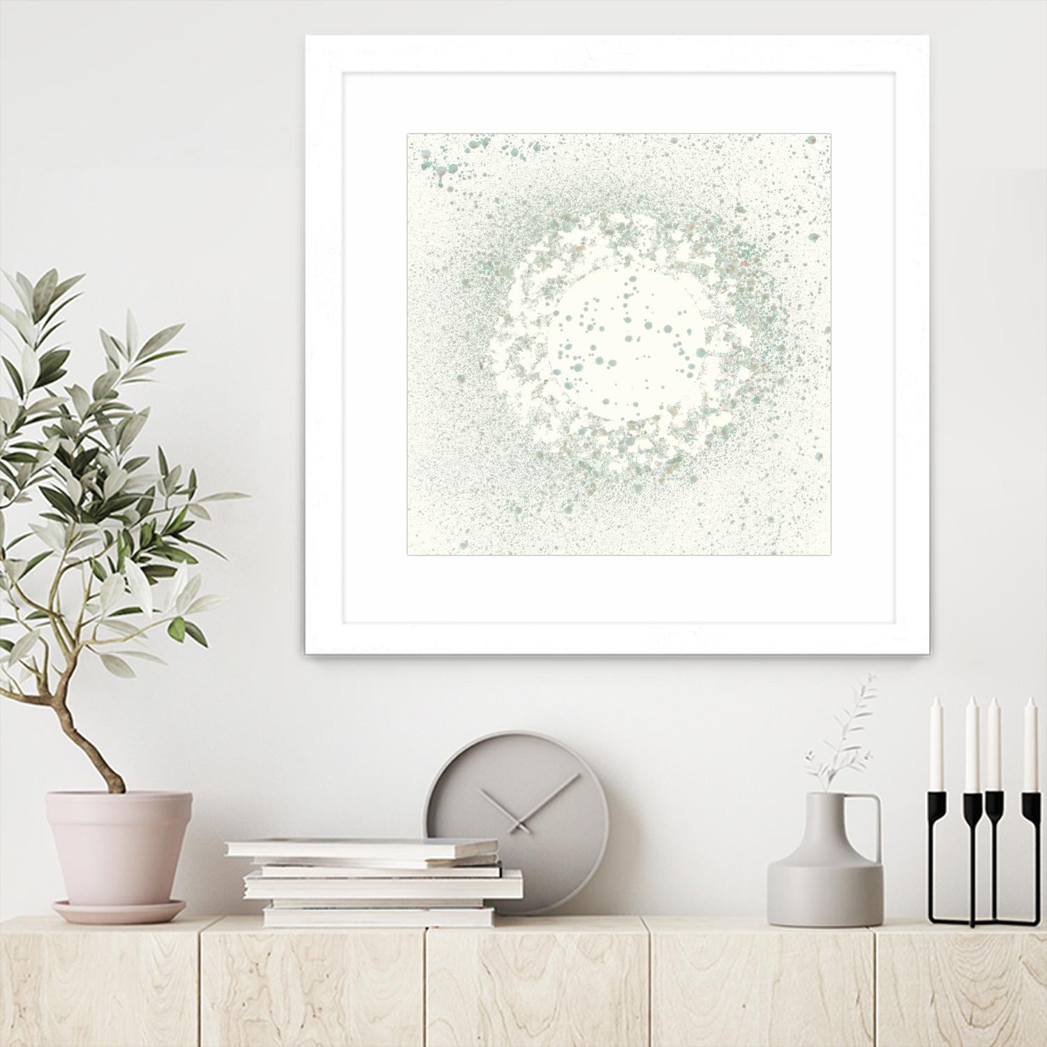 Mica Aperture II by Vanna Lam on GIANT ART - green  abstract abstract