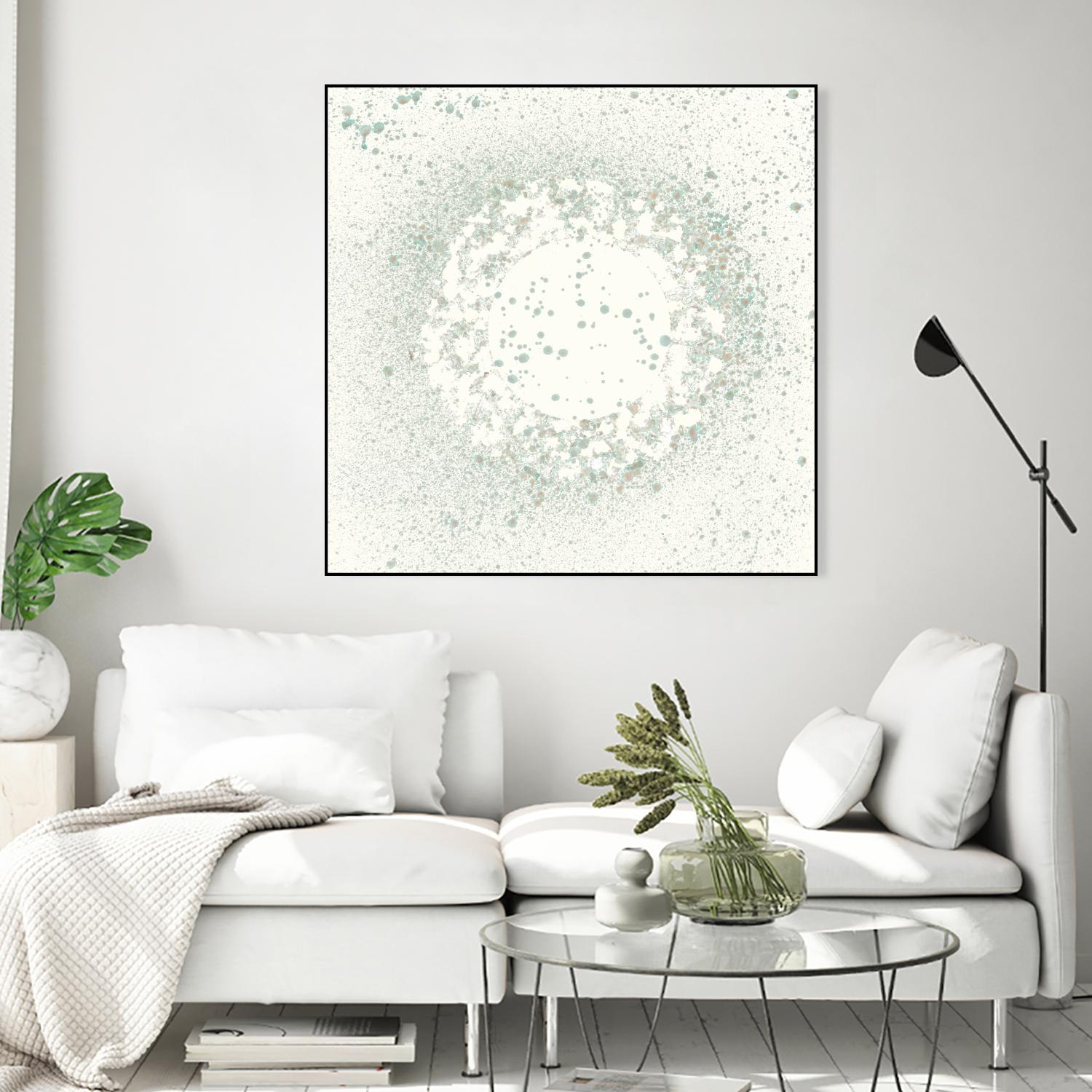 Mica Aperture II by Vanna Lam on GIANT ART - green  abstract abstract