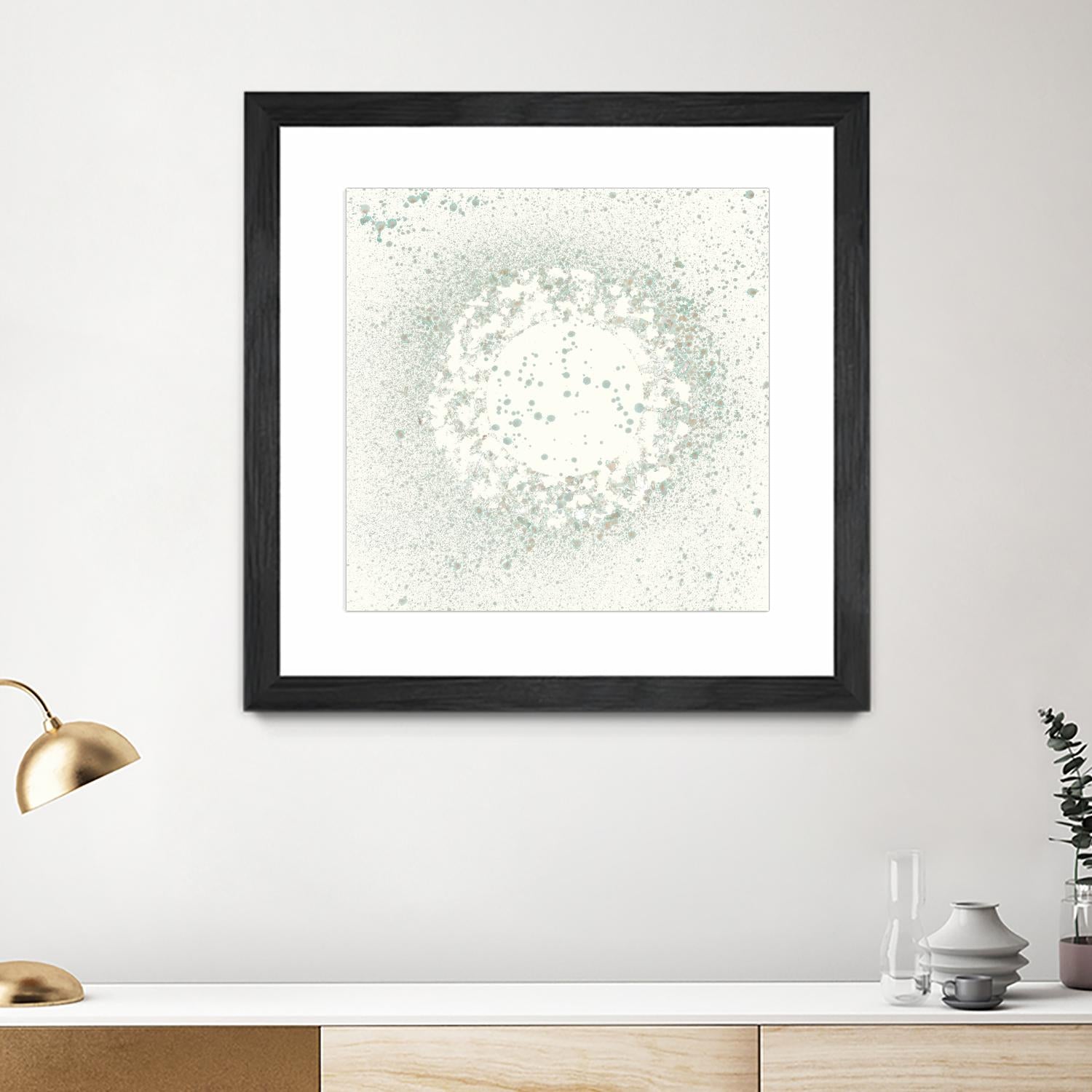 Mica Aperture II by Vanna Lam on GIANT ART - green  abstract abstract