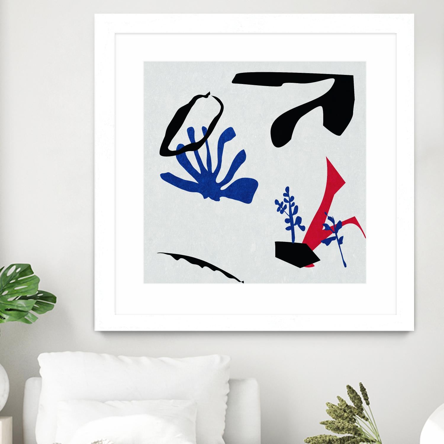 Poker II by Melissa Wang on GIANT ART - red abstract abstract 