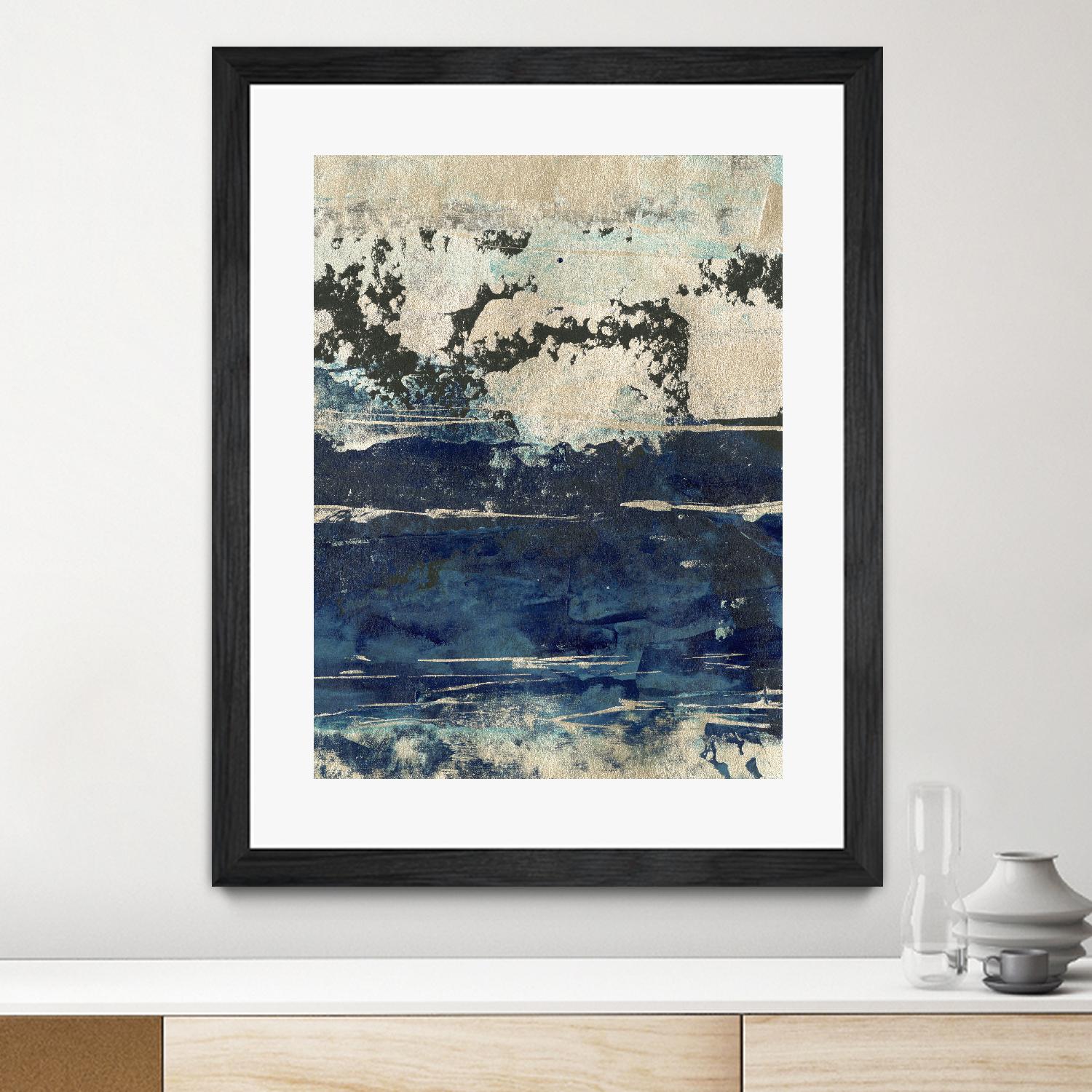 Silver Surf II by Ethan Harper on GIANT ART - gold abstract abstract