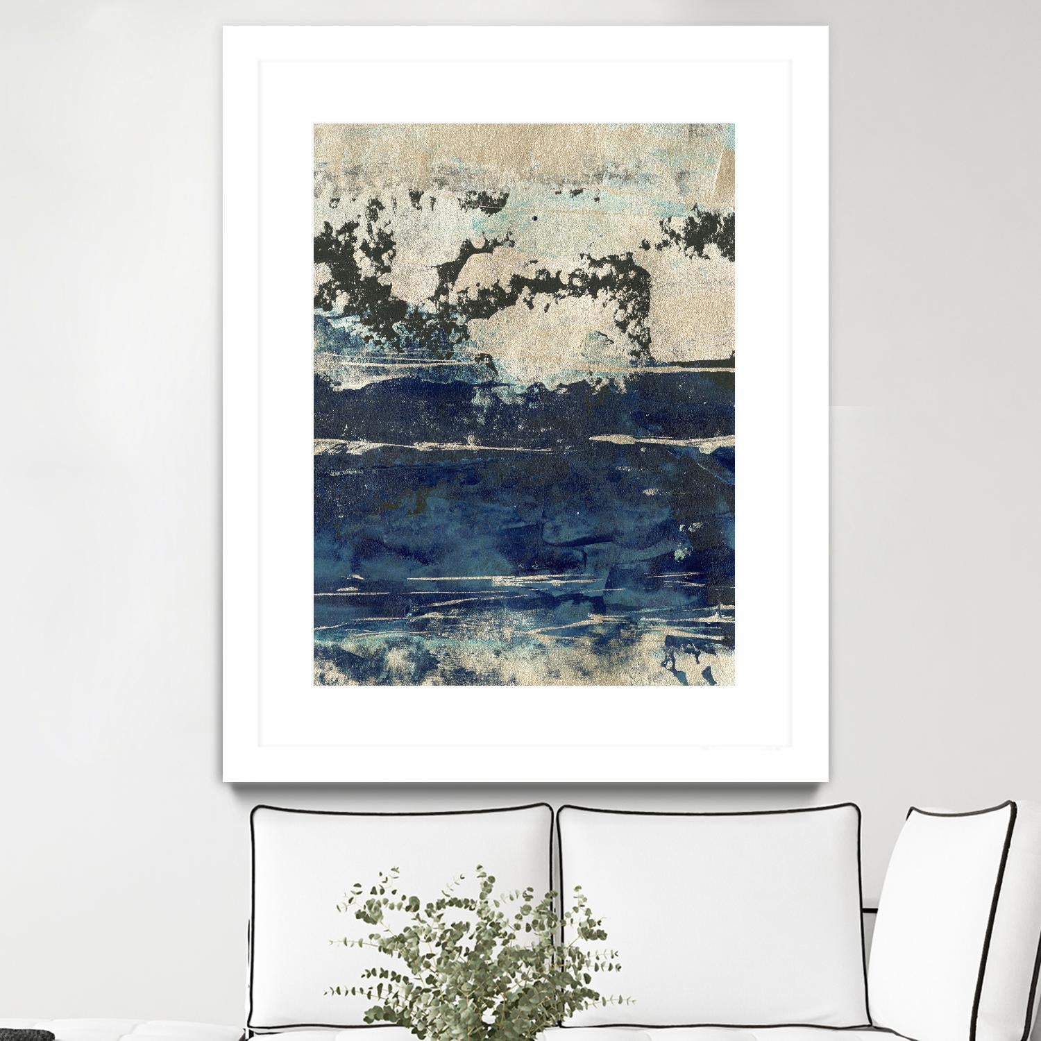 Silver Surf II by Ethan Harper on GIANT ART - gold abstract abstract