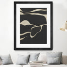 Tides in Sepia III by Rob Delamater on GIANT ART - black abstract abstract 