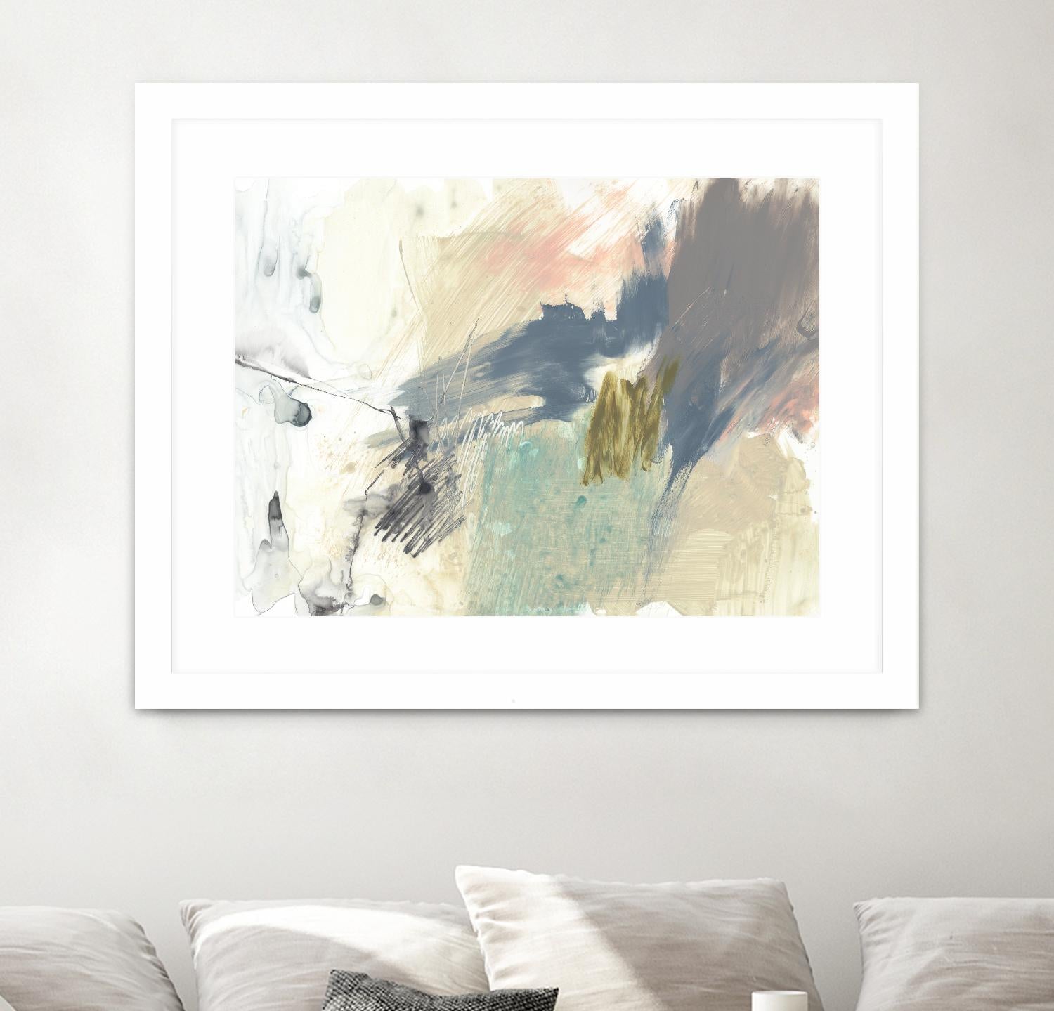 Pastel Immersion II by Jennifer Goldberger on GIANT ART - pink abstract abstract 
