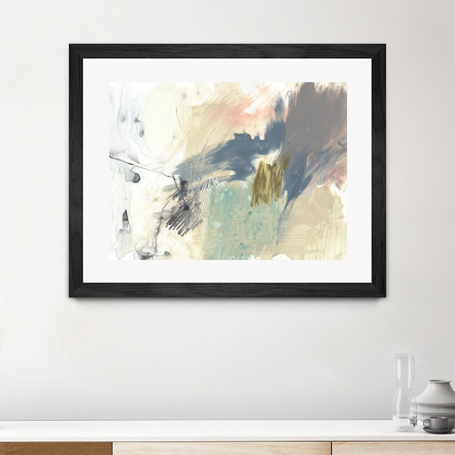 Pastel Immersion II by Jennifer Goldberger on GIANT ART - pink abstract abstract 