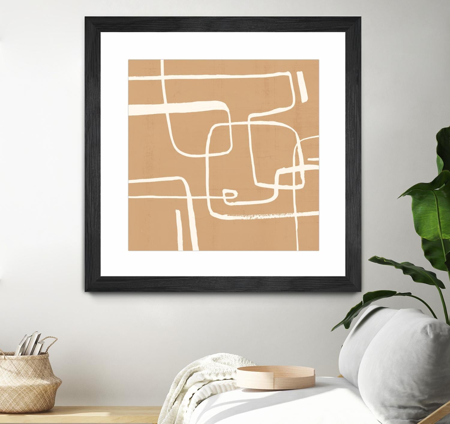 Wayfinder I by Victoria Barnes on GIANT ART - beige abstract abstract