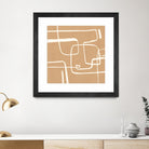 Wayfinder I by Victoria Barnes on GIANT ART - beige abstract abstract