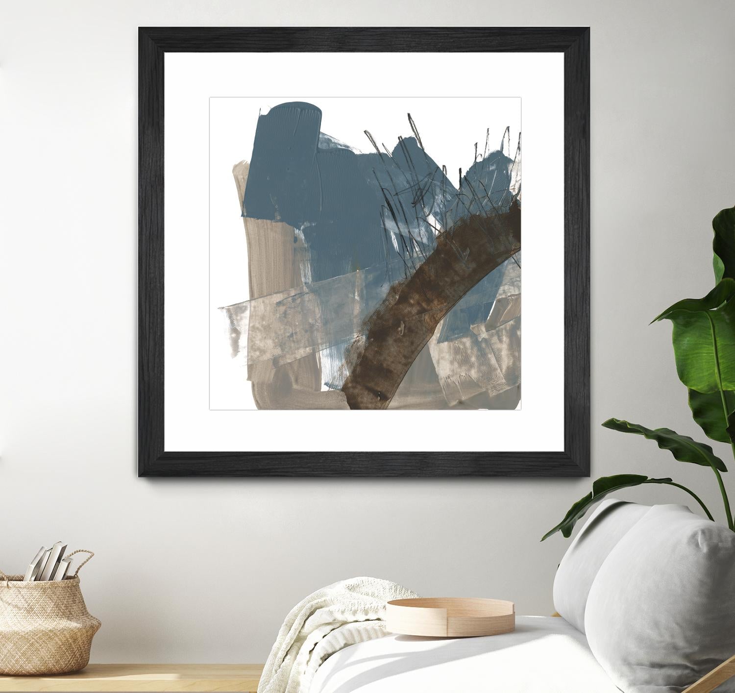 Neutral Arc I by Jennifer Goldberger on GIANT ART - white abstract abstract 