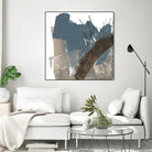 Neutral Arc I by Jennifer Goldberger on GIANT ART - white abstract abstract 