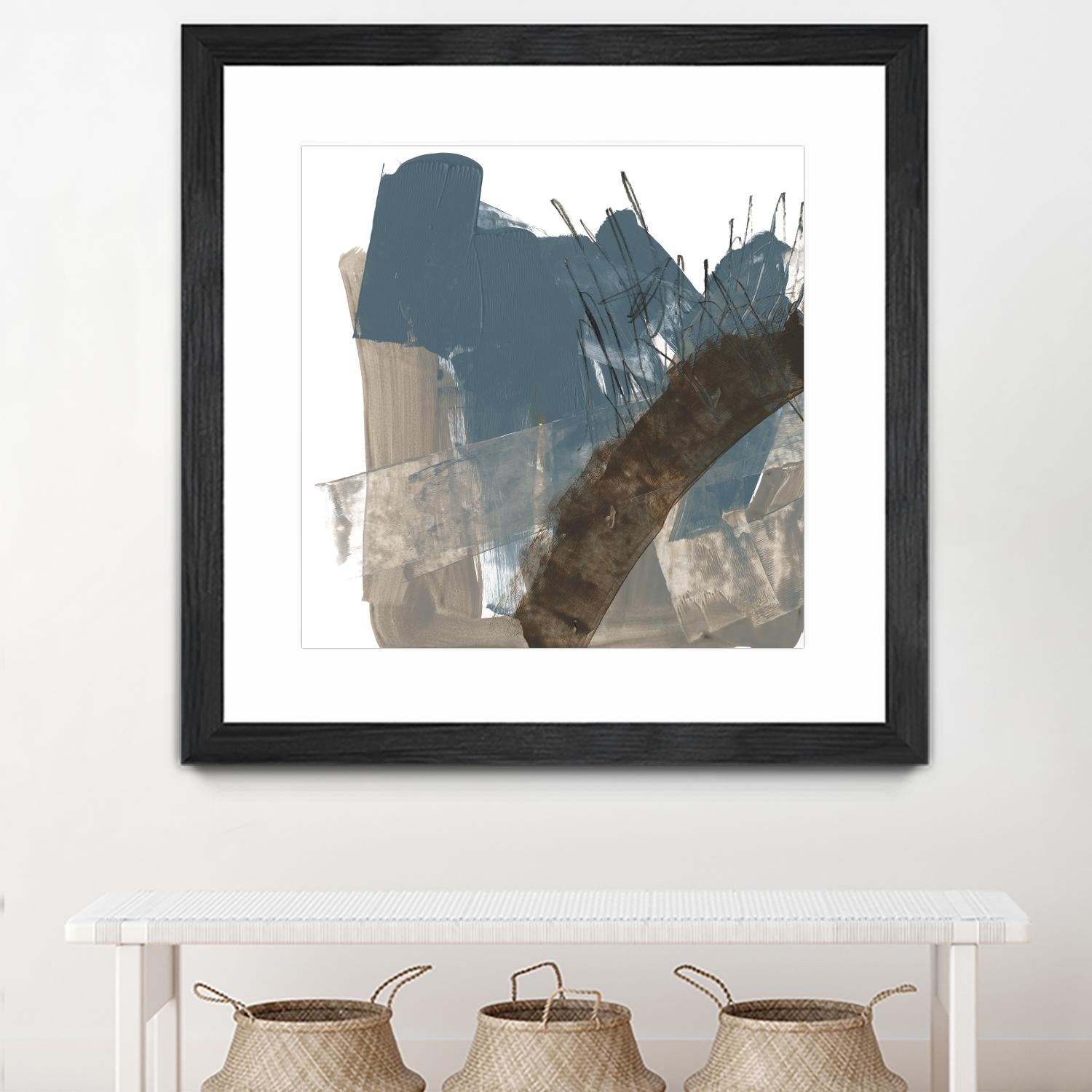 Neutral Arc I by Jennifer Goldberger on GIANT ART - white abstract abstract 