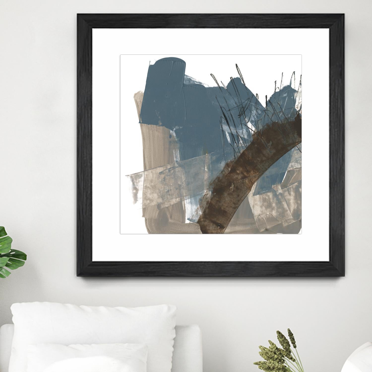 Neutral Arc I by Jennifer Goldberger on GIANT ART - white abstract abstract 