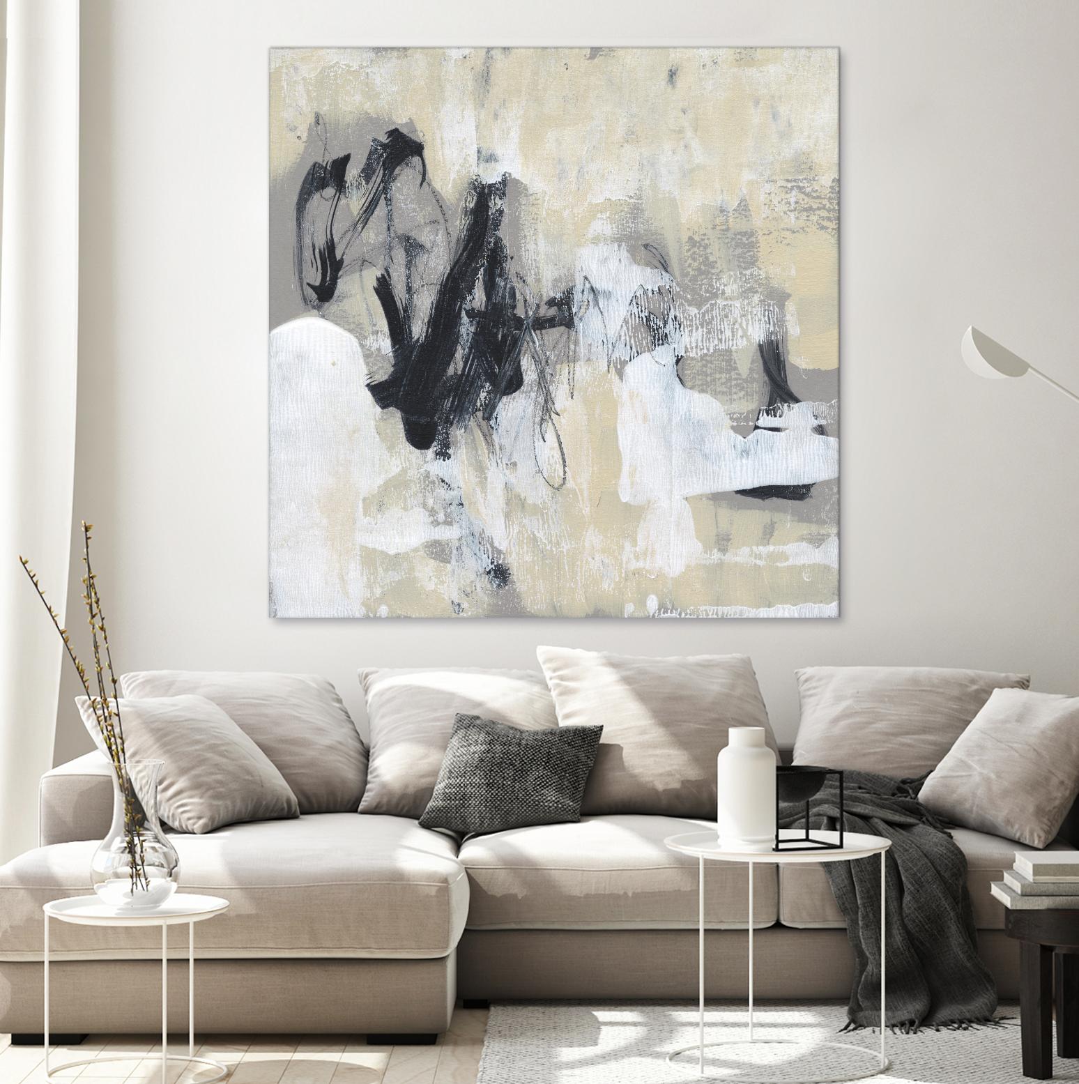 Neutral Exercise I by Jennifer Goldberger on GIANT ART - white abstract abstract 