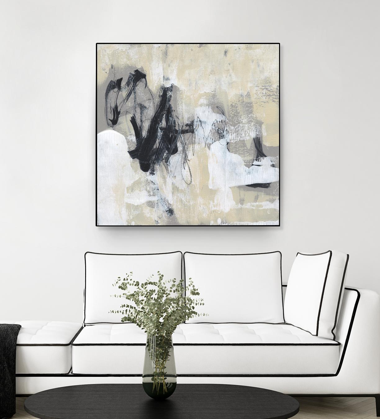 Neutral Exercise I by Jennifer Goldberger on GIANT ART - white abstract abstract 