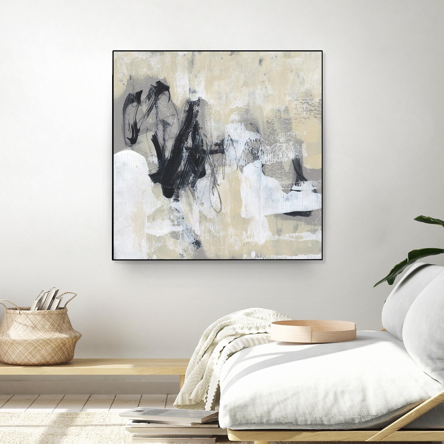 Neutral Exercise I by Jennifer Goldberger on GIANT ART - white abstract abstract 