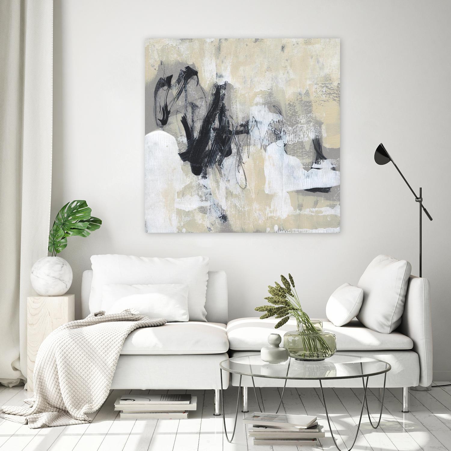 Neutral Exercise I by Jennifer Goldberger on GIANT ART - white abstract abstract 