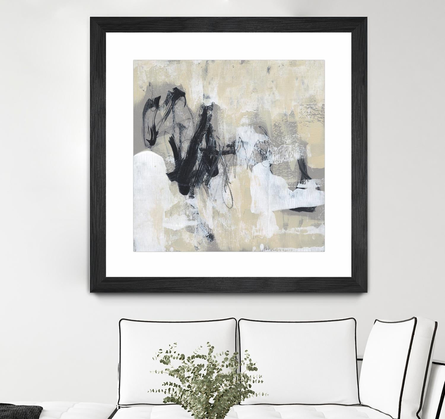 Neutral Exercise I by Jennifer Goldberger on GIANT ART - white abstract abstract 