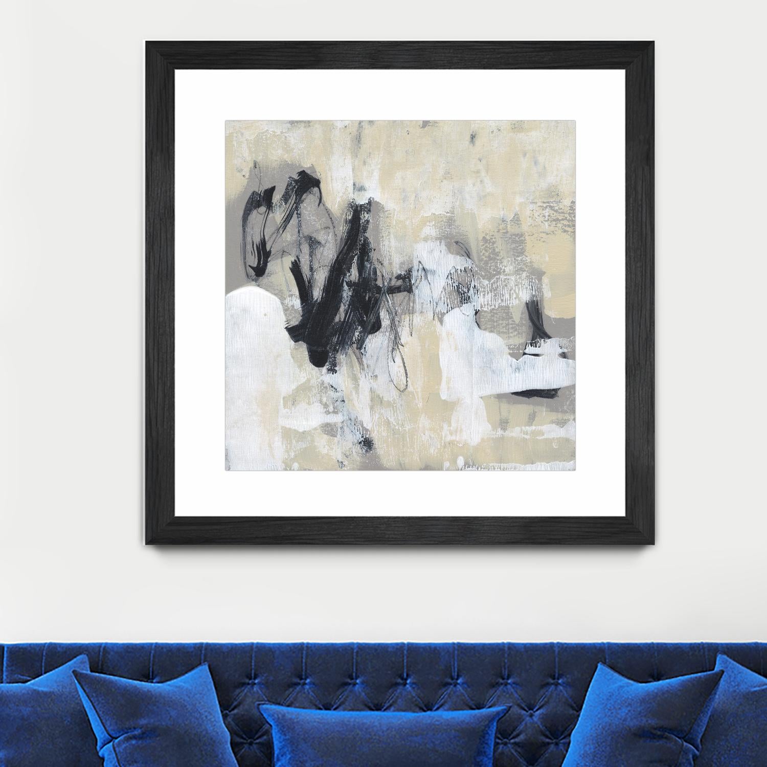 Neutral Exercise I by Jennifer Goldberger on GIANT ART - white abstract abstract 