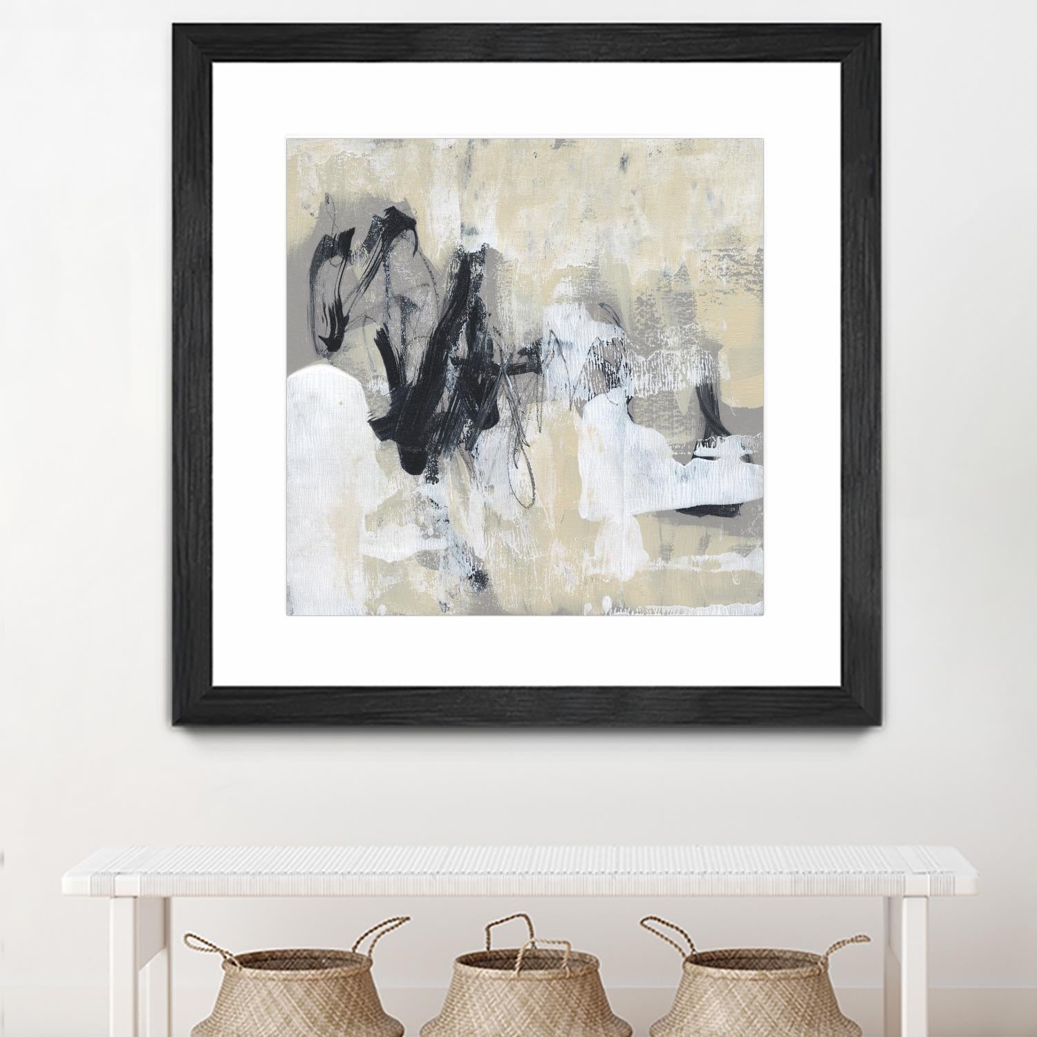 Neutral Exercise I by Jennifer Goldberger on GIANT ART - white abstract abstract 