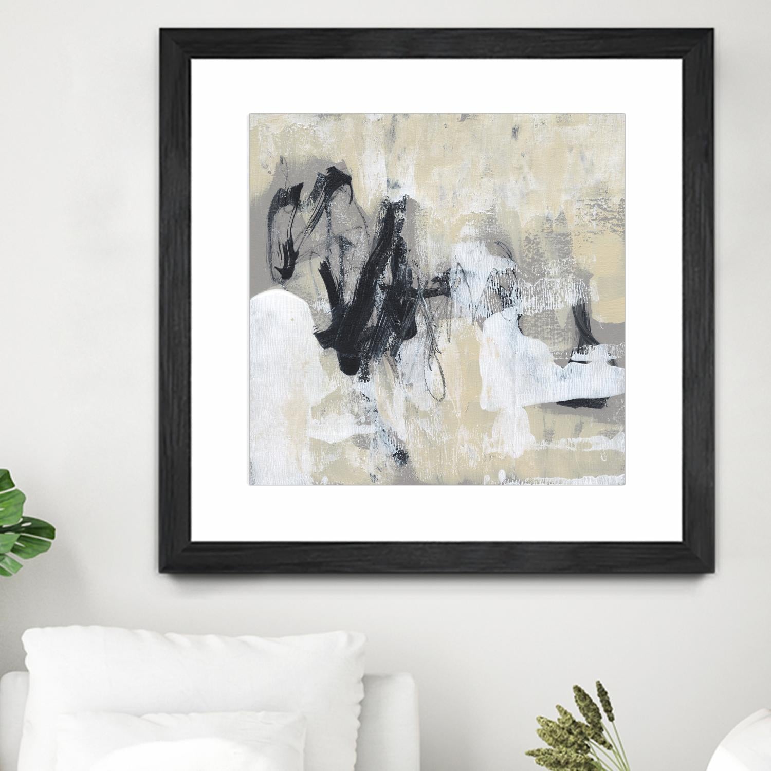 Neutral Exercise I by Jennifer Goldberger on GIANT ART - white abstract abstract 