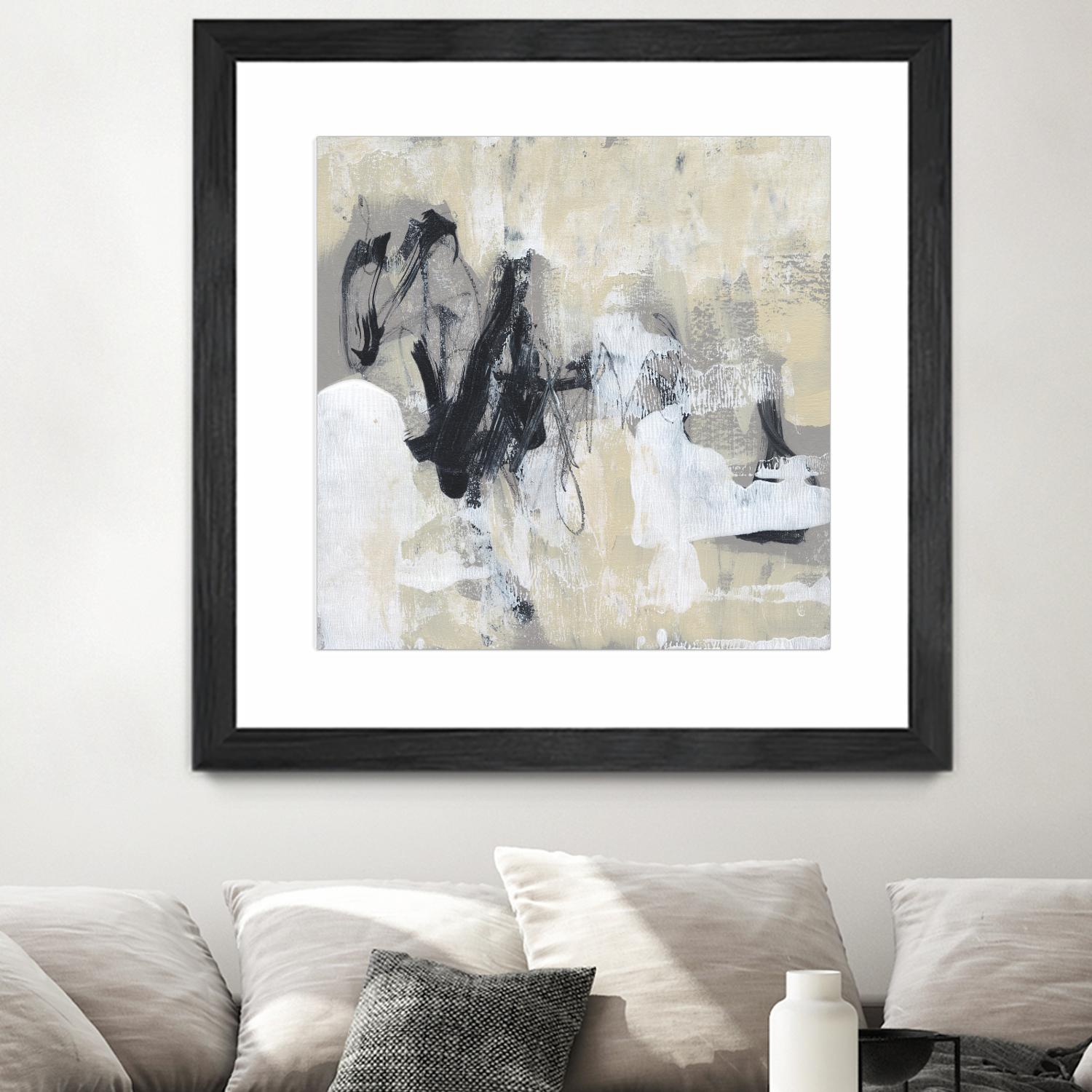 Neutral Exercise I by Jennifer Goldberger on GIANT ART - white abstract abstract 