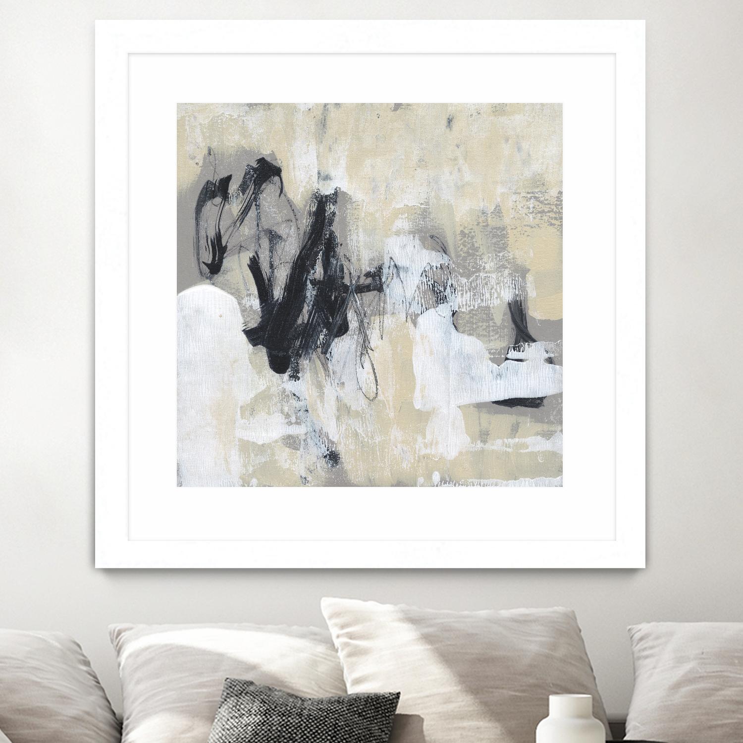 Neutral Exercise I by Jennifer Goldberger on GIANT ART - white abstract abstract 