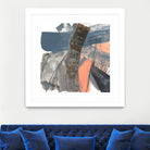 Neutrals & Coral II by Jennifer Goldberger on GIANT ART - grey  abstract abstract 