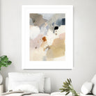 Neutral Scrawl I by Victoria Barnes on GIANT ART - beige abstract abstract