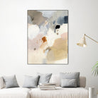 Neutral Scrawl I by Victoria Barnes on GIANT ART - beige abstract abstract