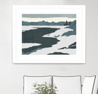 Cutter Island IV by Jacob Green on GIANT ART - green landscapes & seascapes abstract 