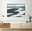 Cutter Island IV by Jacob Green on GIANT ART - green landscapes & seascapes abstract 
