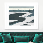 Cutter Island IV by Jacob Green on GIANT ART - green landscapes & seascapes abstract 