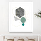 Marbled Deco II by Sabrina Balbuena on GIANT ART - grey  abstract abstract 