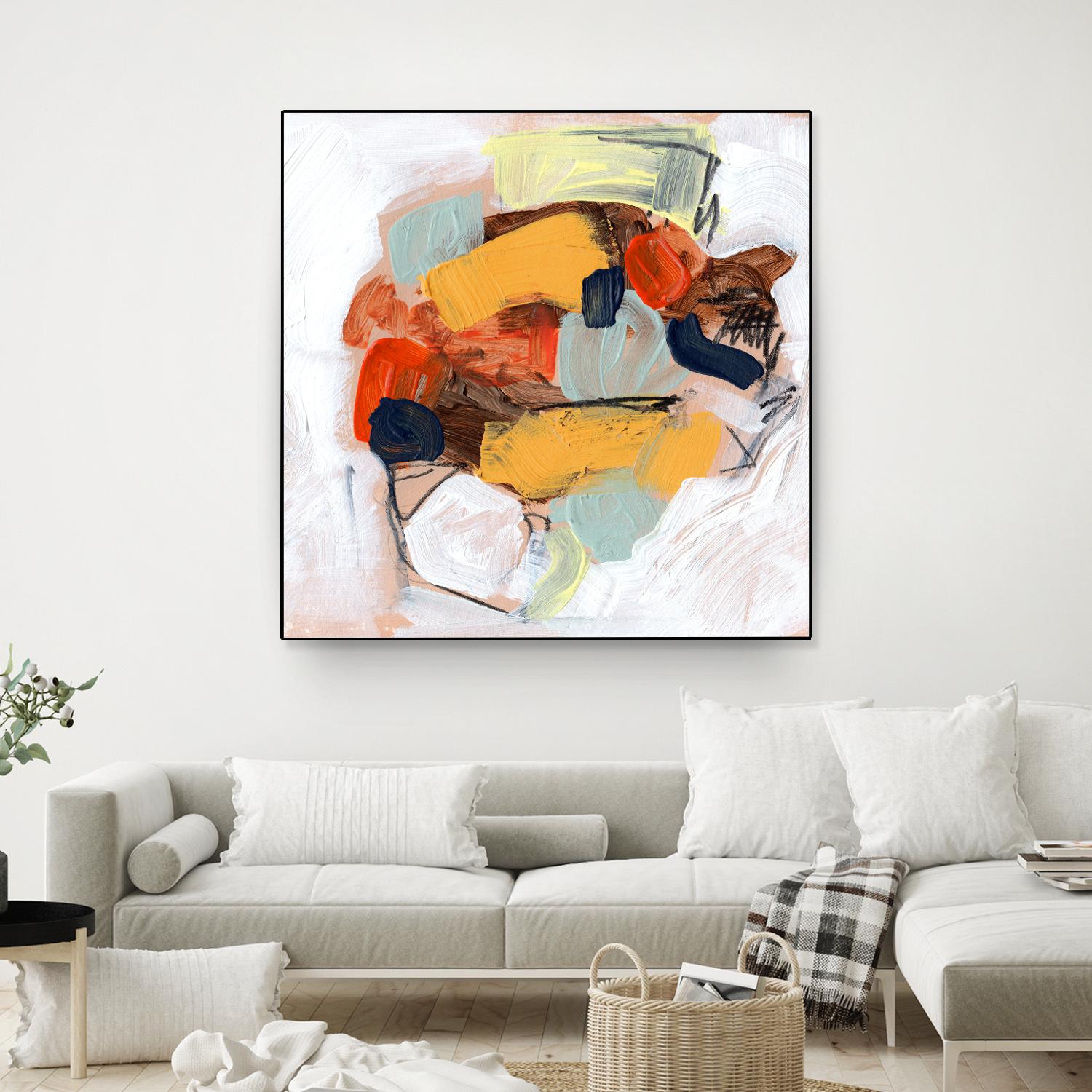 Lunchbox I by Jennifer Parker on GIANT ART - red abstract abstract 