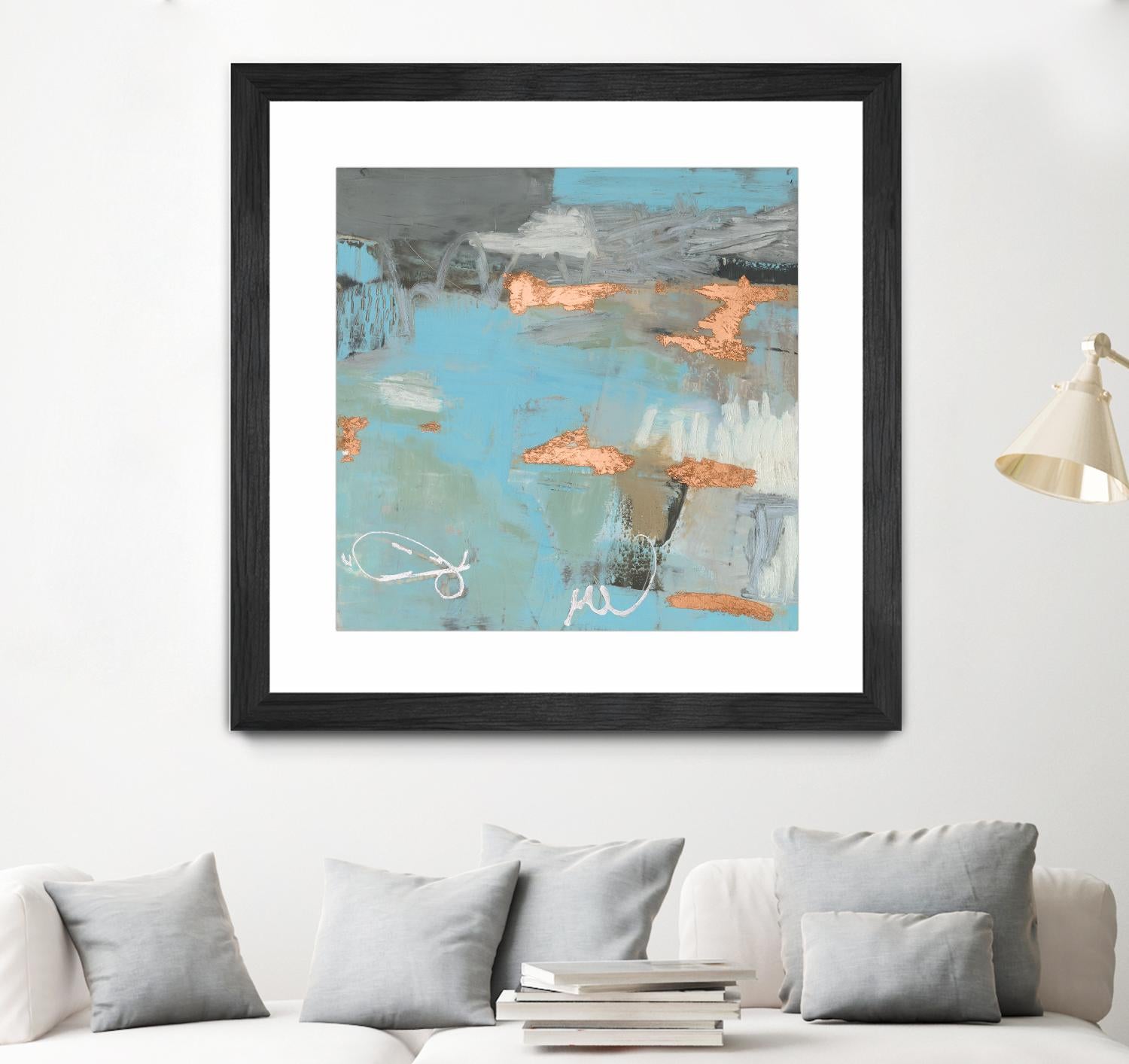 Thither III by Sue Jachimiec on GIANT ART - gold abstract abstract 
